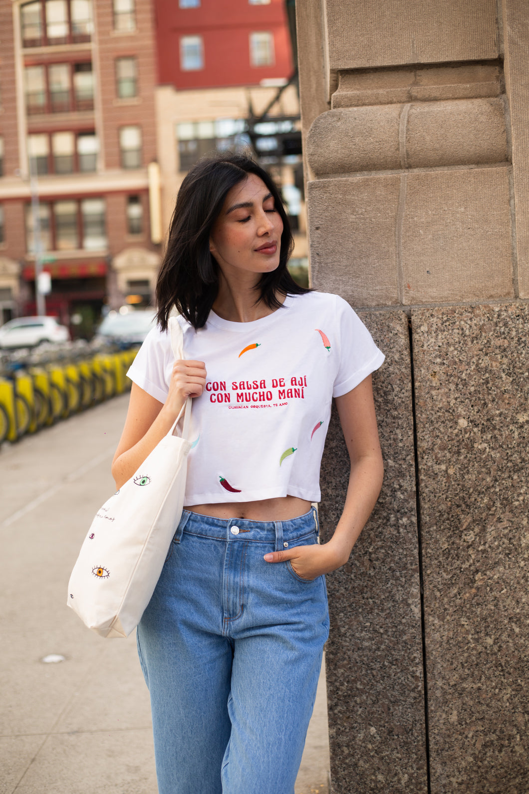 Con Salsa De Ají Cropped Tee